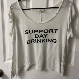 Support Day Drinking graphic tee
